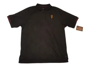 Arizona State Sun Devils Chiliwear Black 3 Button Performance SS Polo (L)