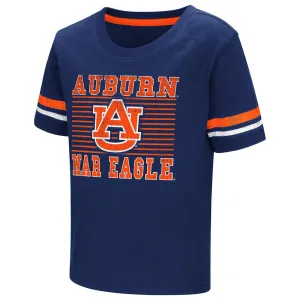 Auburn Tigers Colosseum Boys Toddler War Eagle Logo Short Sleeve Navy T-Shirt