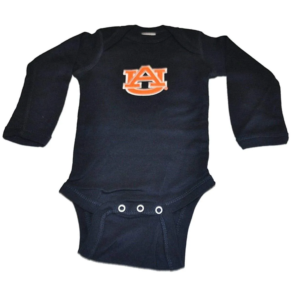 Auburn Tigers Two Feet Ahead Infant Baby Navy Long Sleeve Creeper Outfit