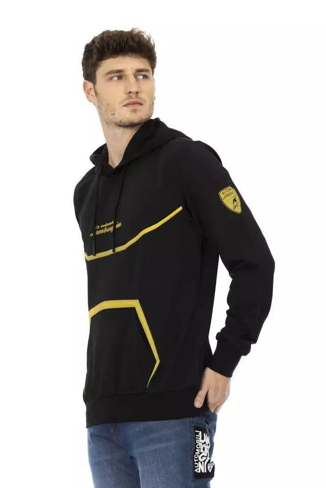 Automobili Lamborghini Black Polyester Sweater