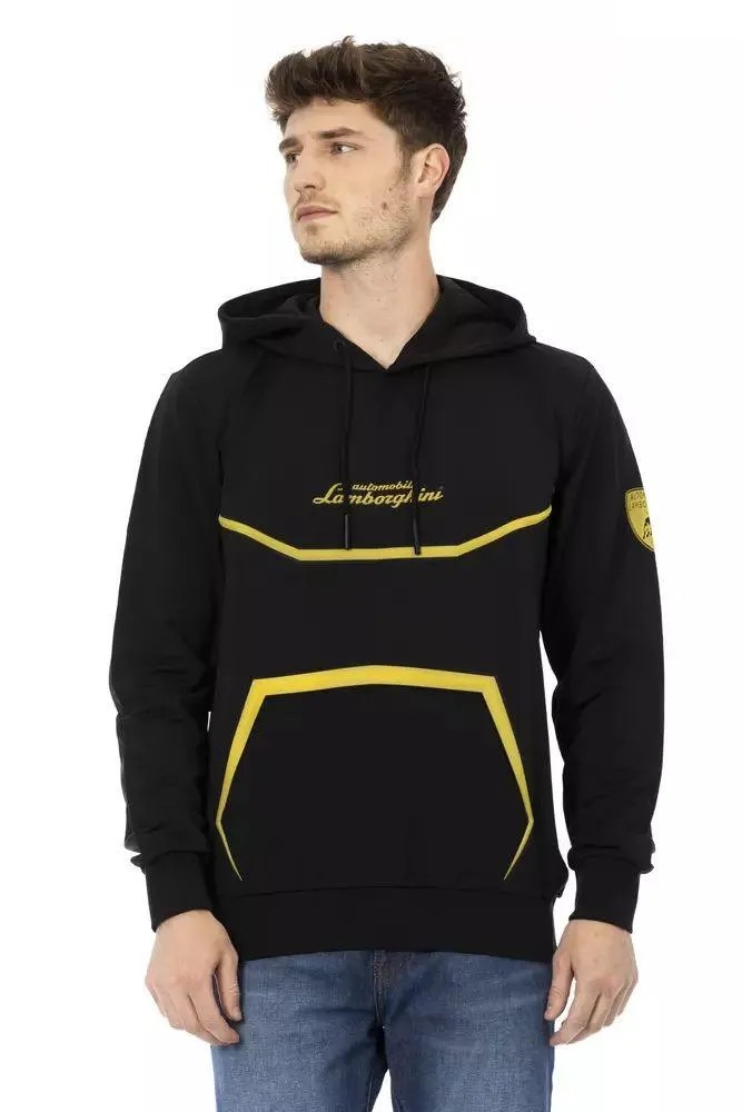 Automobili Lamborghini Black Polyester Sweater