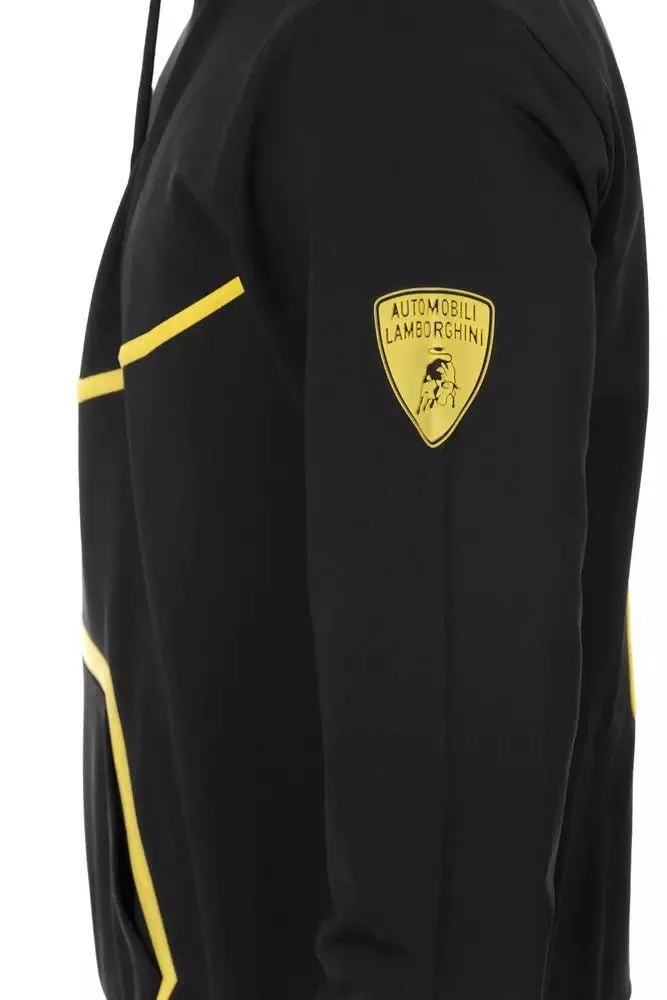 Automobili Lamborghini Black Polyester Sweater