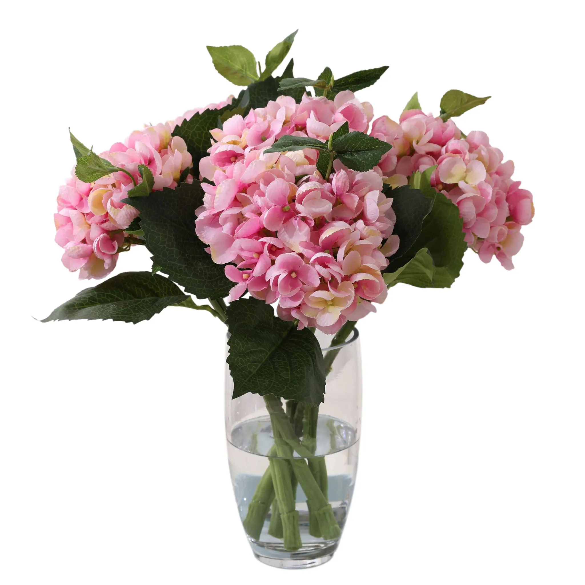 Blue Pink Purple White Silk Hydrangea Flowers