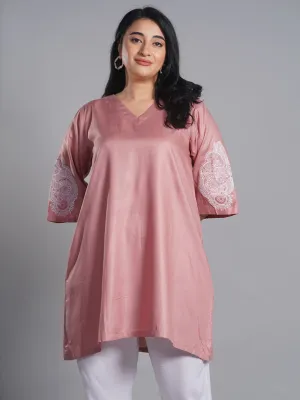 Blush Rayon Kurti - Rooh