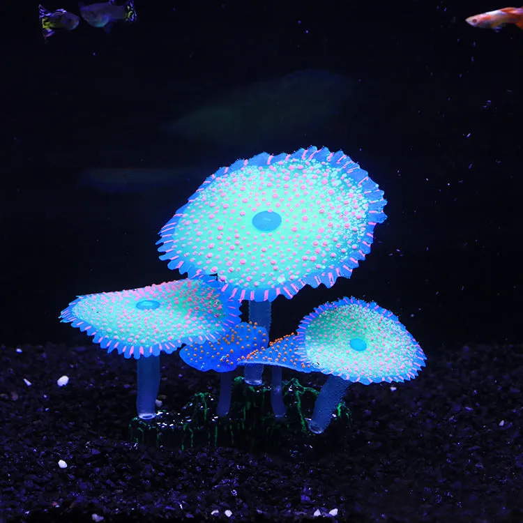 Bulk Glowing Fish Tank Ornaments Coral Glow Plants for Fish Tank Wholesale