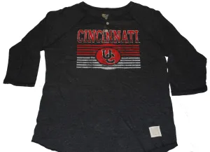 Cincinnati Bearcats UC Retro Brand Mens Mid Sleeve Grey Button T-Shirt (L)