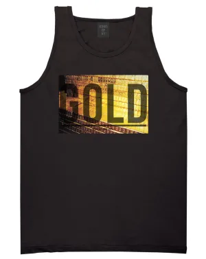 Gold Bricks Money Luxury Bank Cash Tank Top