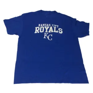 Kansas City Royals SAAG WOMENS Blue Short Sleeve Crew Neck T-Shirt (XL)