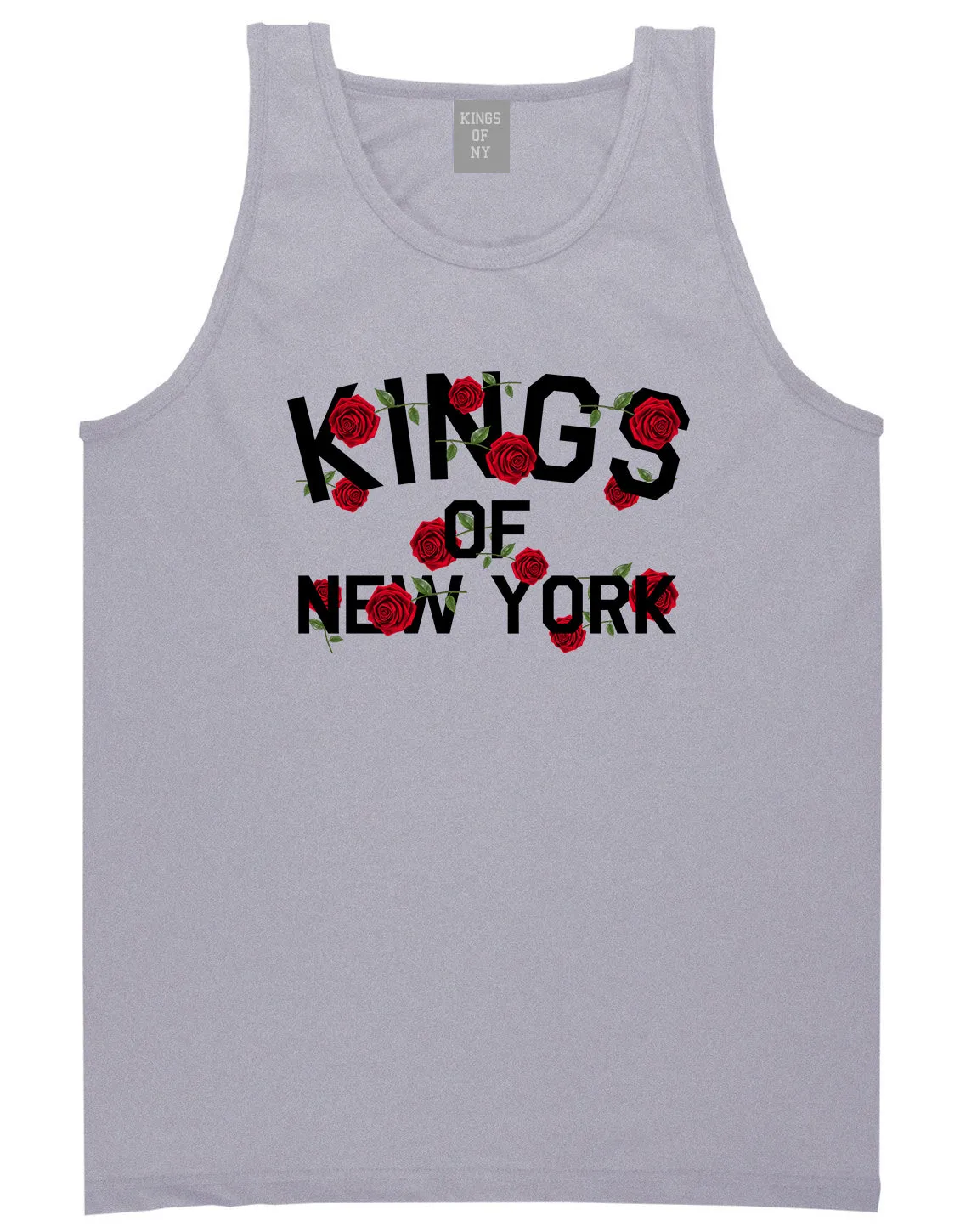 Kings Of New York Rose Garland Tank Top Shirt