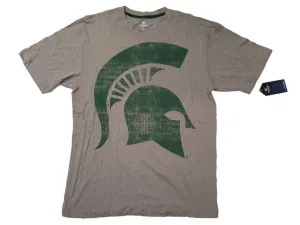 Michigan State Spartans Colosseum Heather Gray Short Sleeve Crew T-Shirt (L)