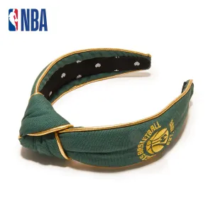 MILWAUKEE BUCKS LELE SADOUGHI / NBA GREEN EMBROIDERED KNOTTED HEADBAND