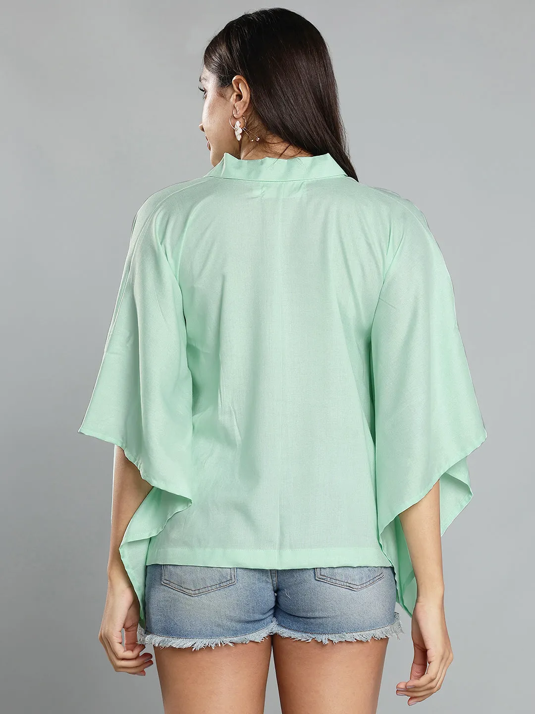 Mint Kaftan Top - WonderingWoman