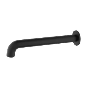 Nero MECCA Basin/Bath Spout MATTE  BLACK 250MM YSW2219-03-MB-250MM