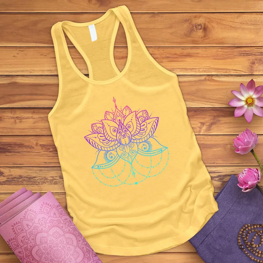 OM Lotus Flower Tank Top