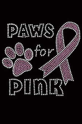 Paws for Pink Rhinestone Tanks - Many Colors