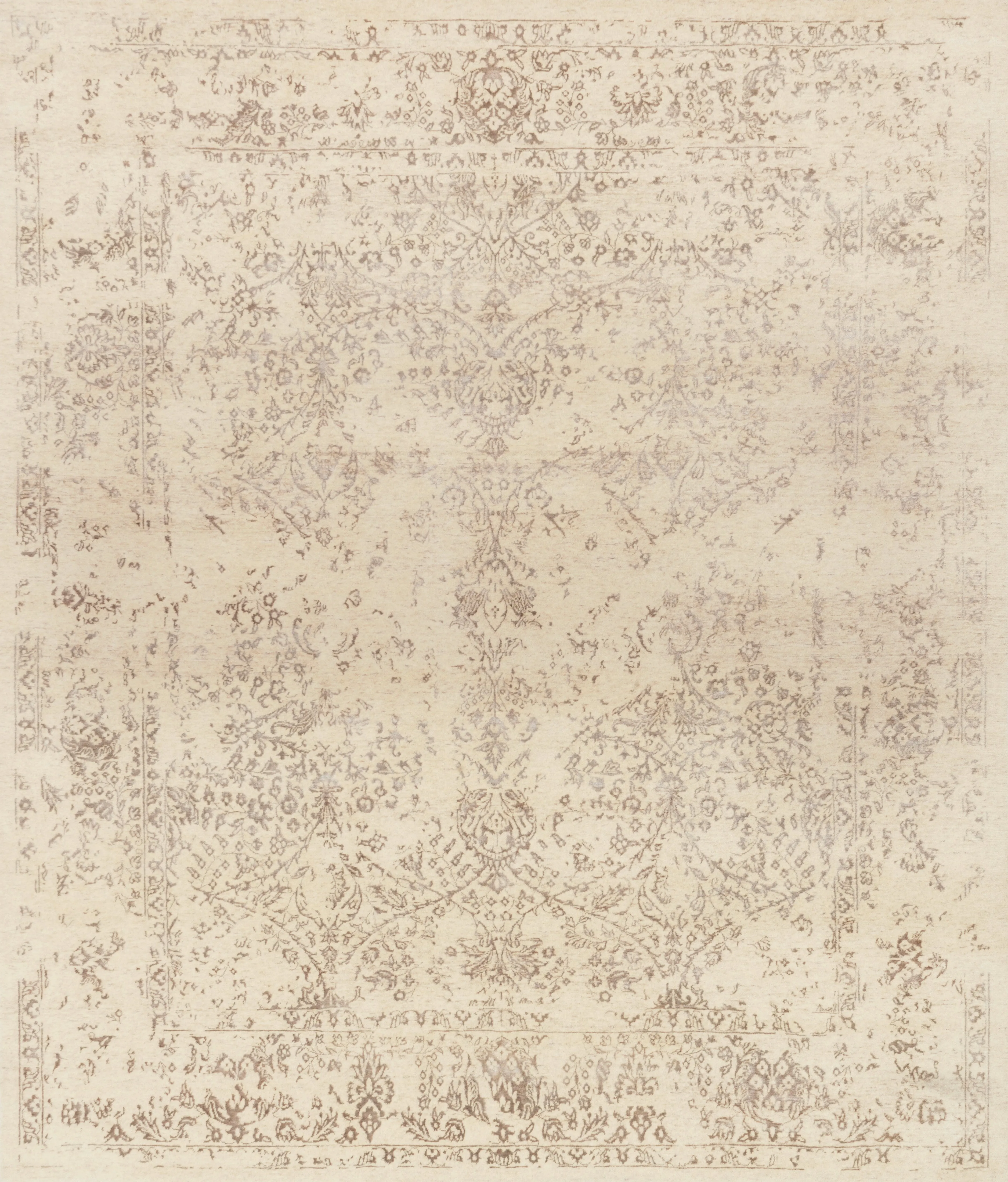 Pearl Rug in Ant. Ivory & Taupe