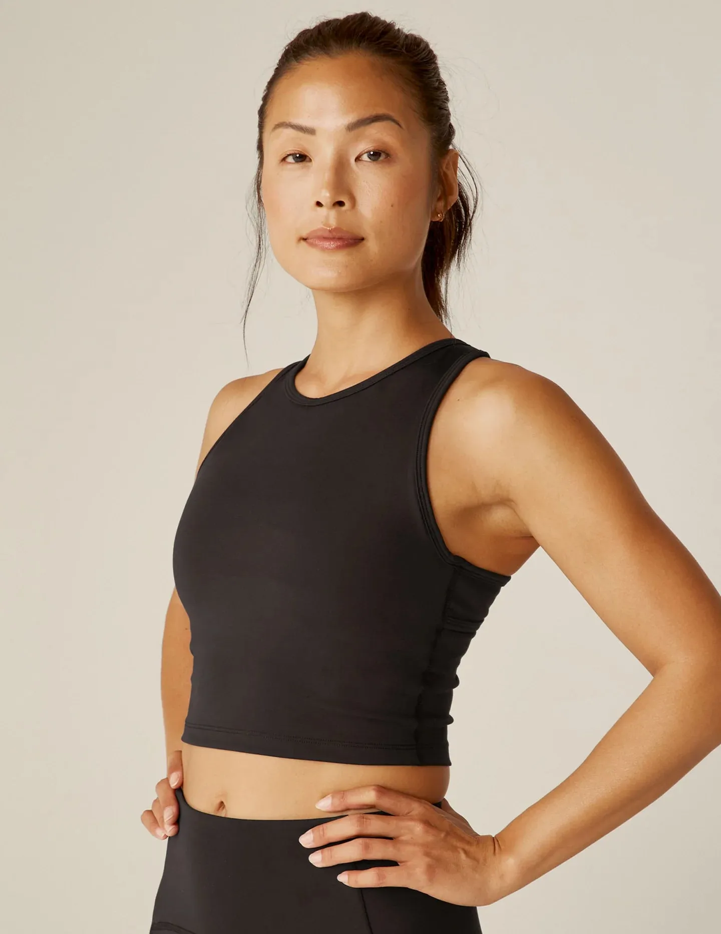 Powerbeyond Strive Cropped Tank - Black