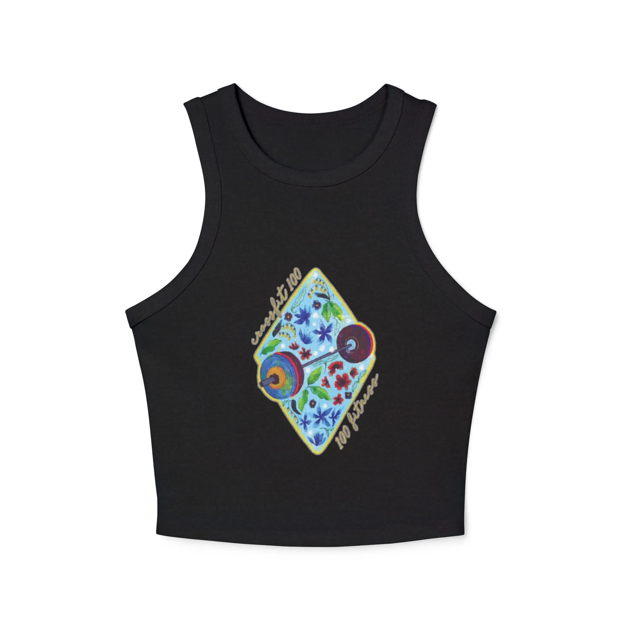 "Gabi's Edition" Women's Micro Rib Racer Tank Top - CF100