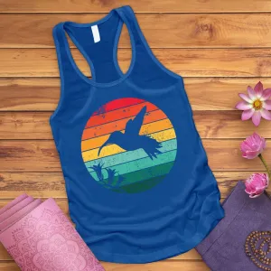 Sunset Hummingbird Tank Top