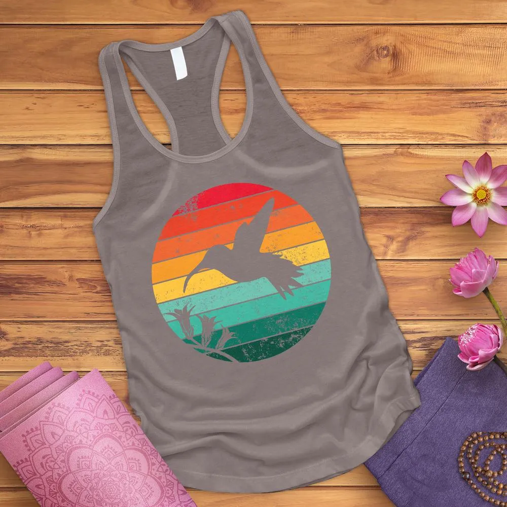 Sunset Hummingbird Tank Top