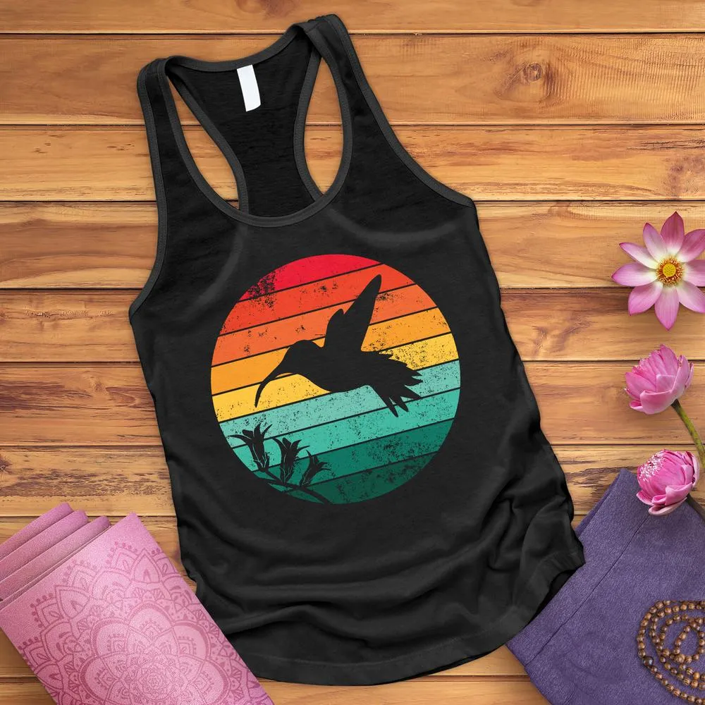 Sunset Hummingbird Tank Top