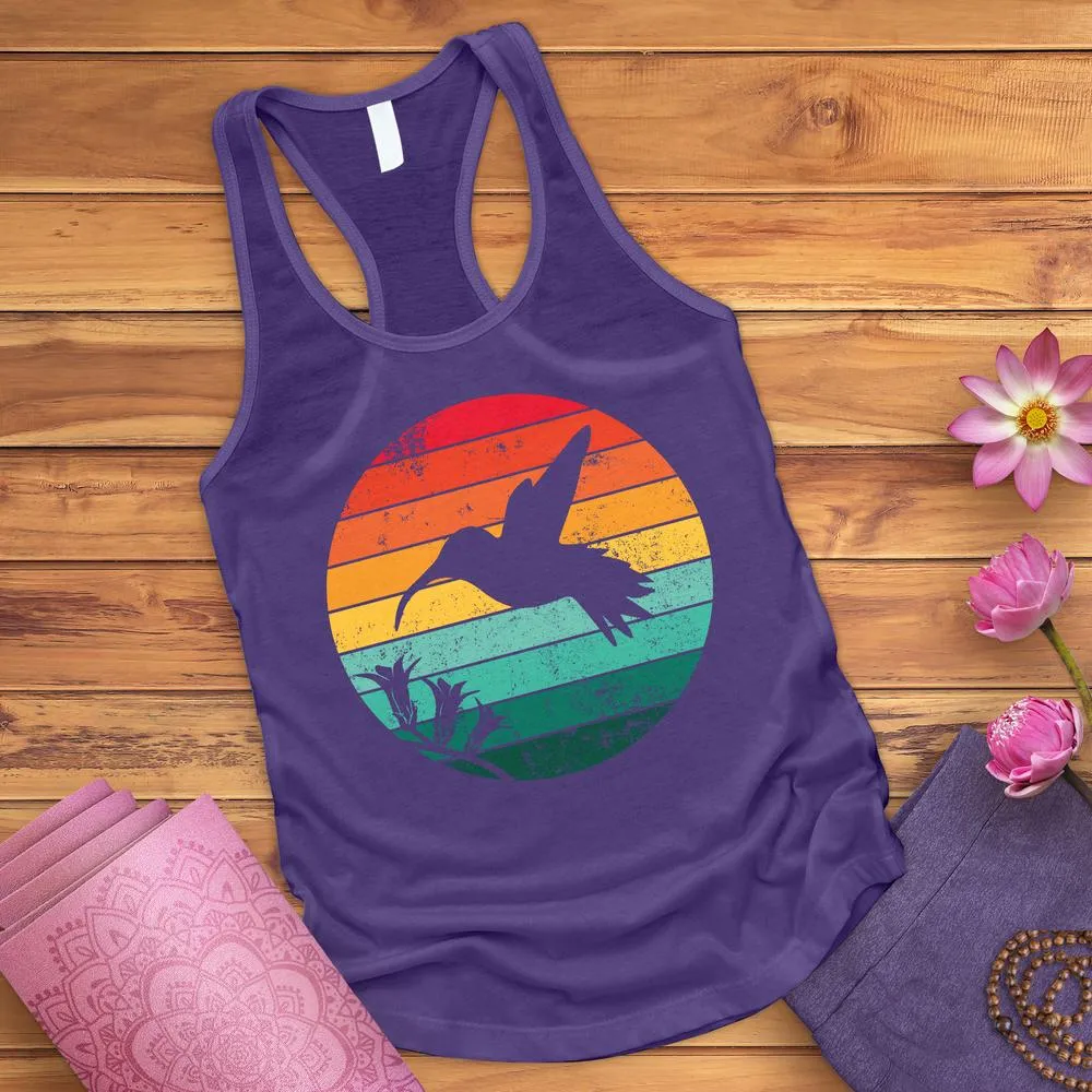 Sunset Hummingbird Tank Top