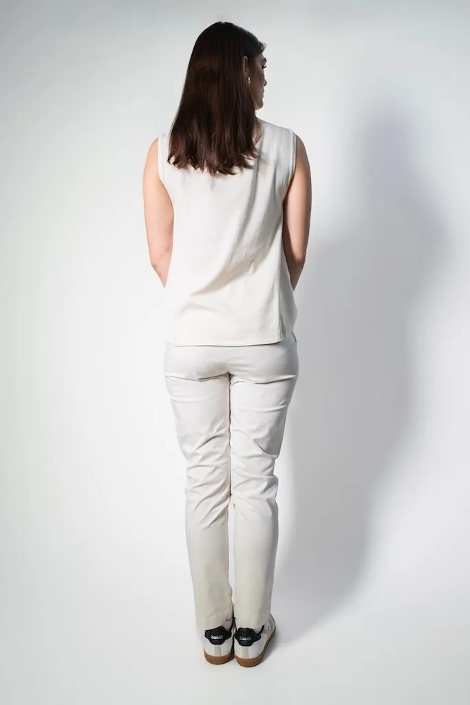 Transit Par Such Panelled Tank in Ivory