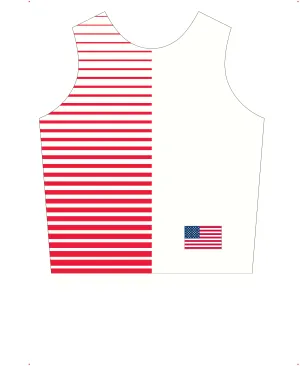 UNISEX PINNIE TOP TANK WHITE | TEAM USA | PSNLZ'D