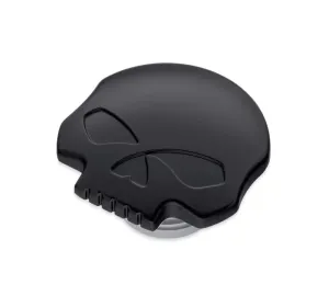 WILLIE G SKULL FUEL CAP (BLACK)